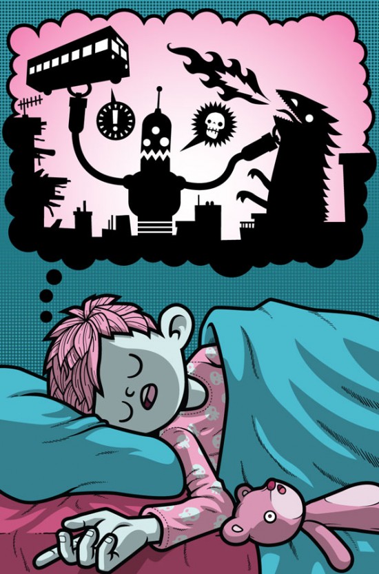 IllustrationsandgiantRobots15550x833 Illustrations and giant Robots – Nick Hammo Hamilton