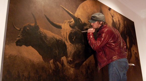 Bulls by Mark Evans