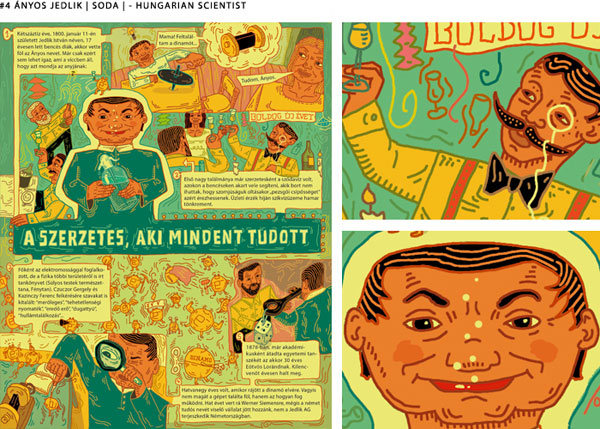 JEDLIK hungarian comics from Zsolt Vidak
