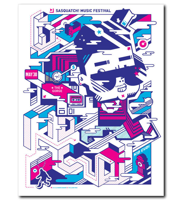 Kid CudiR2 pic on Design You Trust Kid CudiR2 KID CUDI POSTER