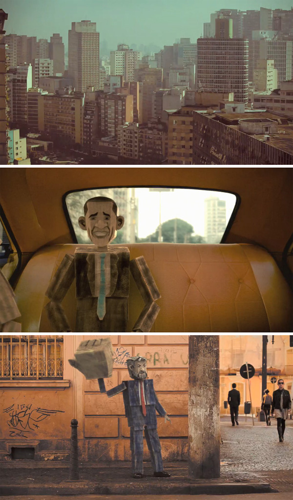 MTVNARUA2 pic on Design You Trust MTVNARUA2 Obama, Ahmadinejad and Lula together in this animation for MTV in the Street