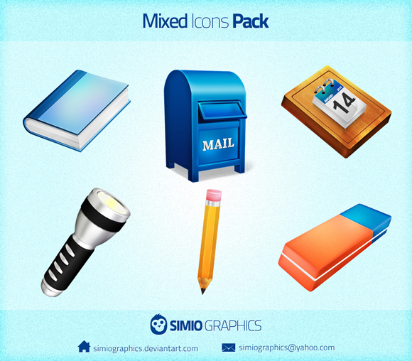 Mixed Icons Pack by simiographics Icons Mania