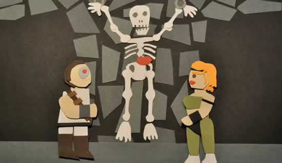 MortalCombatenStopmotionetenPapier3 Mortal combat on paper and Stop motion