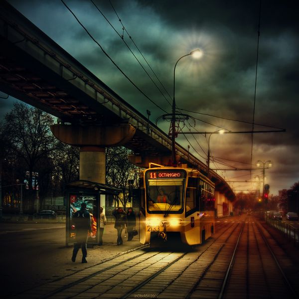 Moscow Tram by inObrAS pic on Design You Trust Moscow Tram by inObrAS Amazing Work of Inobras