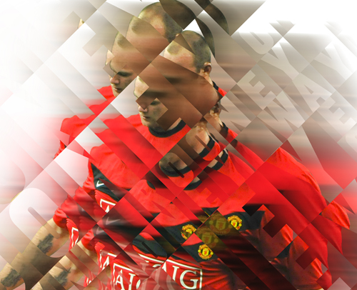 NEWROONEY45Zoom1 Wayne Rooney Neo Cubism By Tsevis 