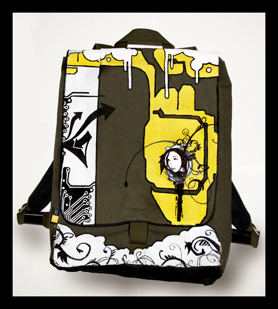 Porcelain Case Logic Bag Graphic
