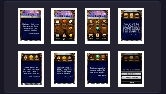 QuotePortal Quote Portal for iPhone is The Epitome of Simplicity and Brilliance