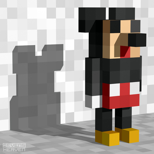 RobertBryceMilburnMickubismMickeyDisneyPixalArtSevensHeavenIllustrator1 pic on Design You Trust RobertBryceMilburnMickubismMickeyDisneyPixalArtSevensHeavenIllustrator1 Cartoon Icons + Pixel Art