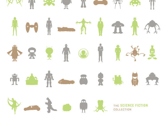 149 Sci Fi Icons on One Poster ScienceFiction hires whiteCrop 149 Sci Fi Icons on One Poster