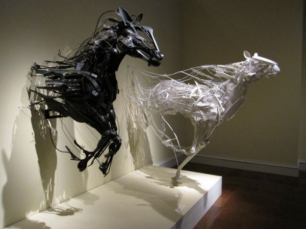 SculpturesfromRecycledMaterialsbySayakaKajitaGanz5 Recycled Sculptures by Sayaka Kajita Ganz 