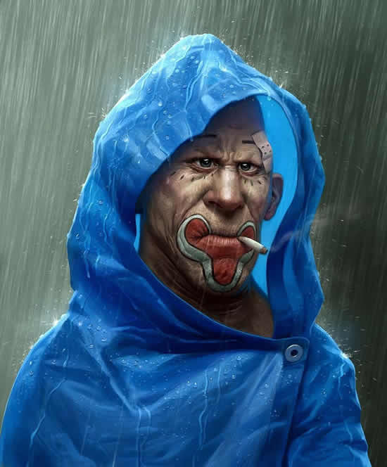 +30 Scary clowns Sergej the false clown by michaelkutsche +30 Scary clowns