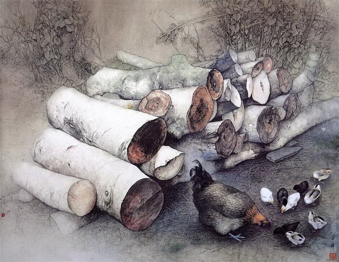 ShenWei2 Chinese Painting by Shen Wei