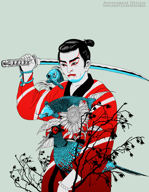 Soul of samurai 600size animabase Soul of samurai T shirt Sub for DBH