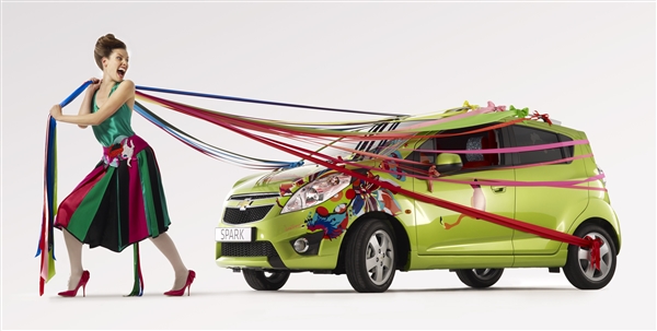 Spark 4 Explosion of designs in dazzling neon colours for new microcar