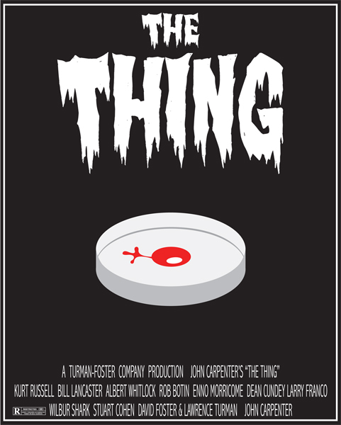 The Thing, a Cartoon Skull & Frankenberry ThingPoster The Thing, a Cartoon Skull & Frankenberry