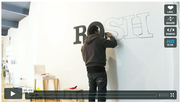 Video pic on Design You Trust Video Rosh Afroditas. Pensamientos y mentiras, Apetit Gallery (making of + inauguración)