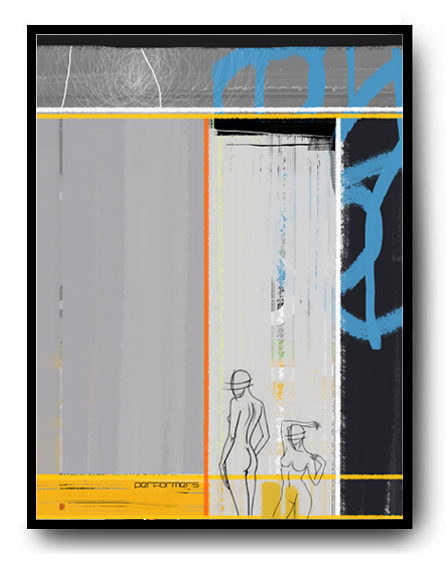 VisualPerformersCANVASFRAMEcopy pic on Design You Trust VisualPerformersCANVASFRAMEcopy Pencil Fashion Art by Andre Nax
