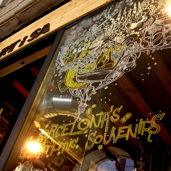 a4g pic on Design You Trust a4g Live painting. Barcelona
