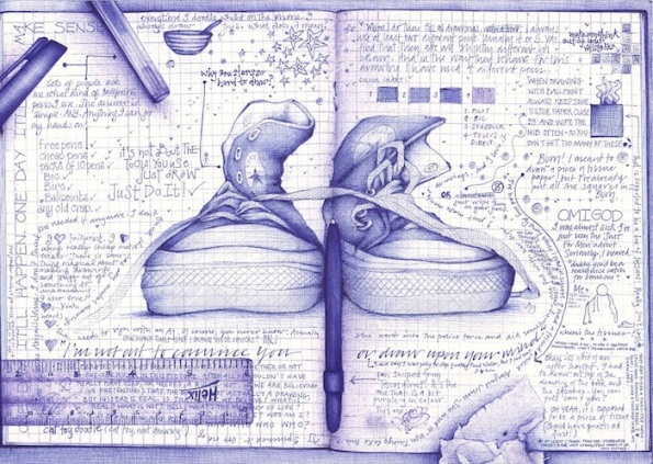 andreajoseph0 pic on Design You Trust andreajoseph0 ballpoint pen art