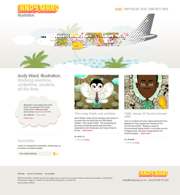 Illustrator Andy Ward launches new website andyward580 Illustrator Andy Ward launches new website