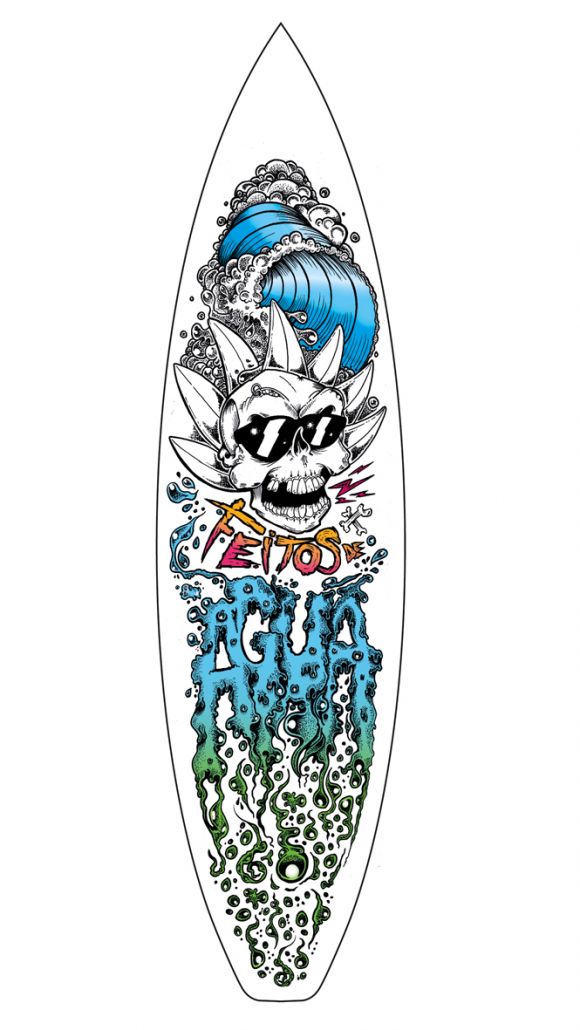 arteinteiraprancha 01 pic on Design You Trust arteinteiraprancha 01 Surf Board Art by Douglas Gomes