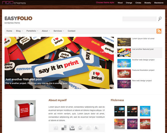 The Most Original & Inspirational Wordpress Themes bigeasyfolio The Most Original & Inspirational Wordpress Themes