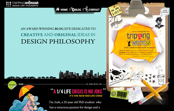 bigtripping pic on Design You Trust bigtripping Showcase of Creative Blogs with Totally Original Design