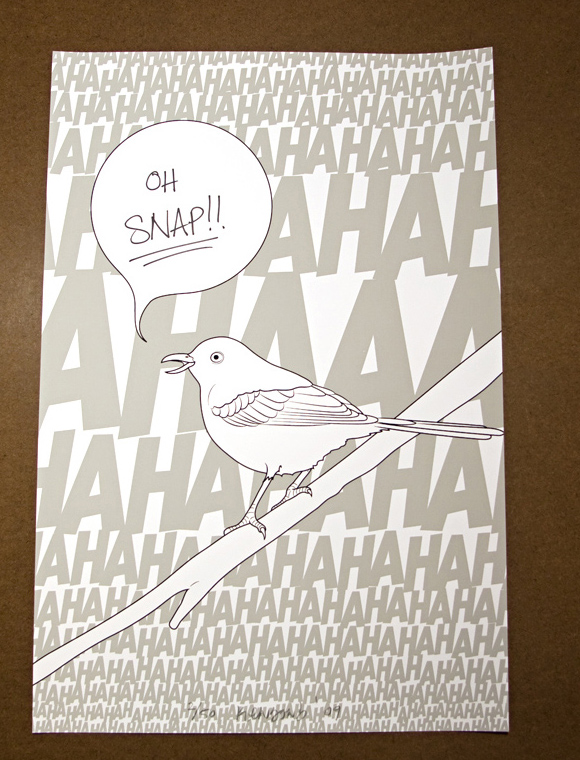 bird3 Mockingbirds (3 print set)