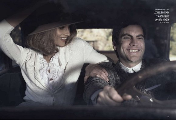 bonnieclydedyt1 Peter Lindberghs Bonnie and Clyde ft. Anna Selezneva x Wes Bentley
