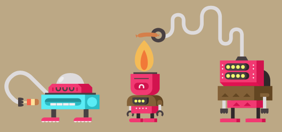 botmeal Robots Having A Treat