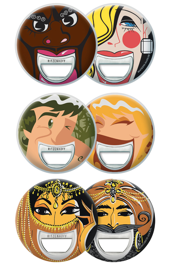 bottleopeners DUT pic on Design You Trust bottleopeners DUT Romeo and Juliet Bottle Openers Collection