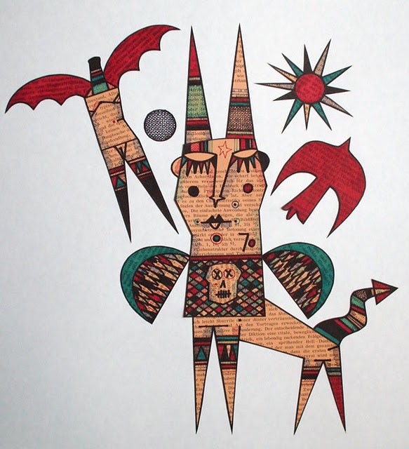brucenew2 Beautiful collages and drawings by Bruce New