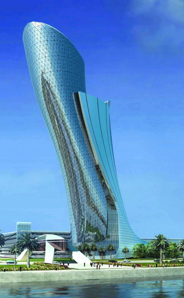 capitalgatetower3 01 pic on Design You Trust capitalgatetower3 01 Capital Gate Tower certified as worlds furthest leaning manmade tower