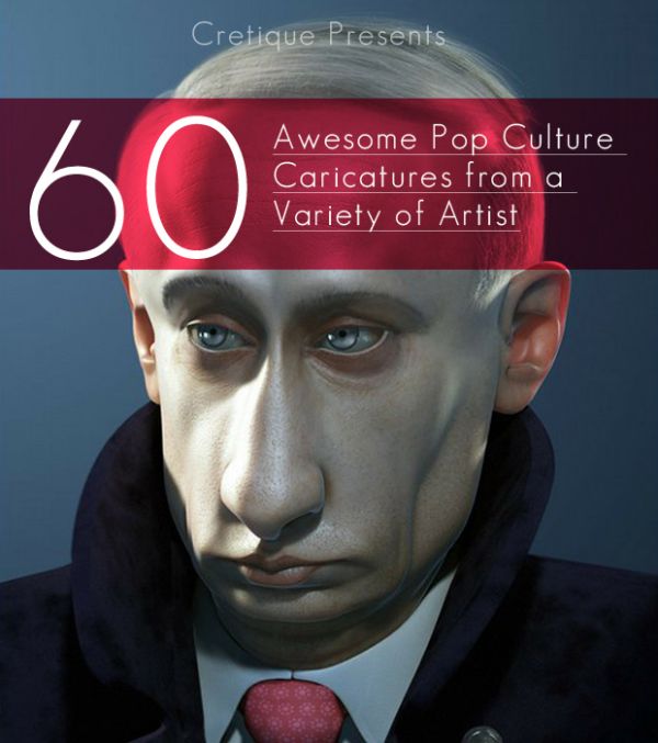 caricature pic on Design You Trust caricature 60 Awesome Pop Culture Caricatures