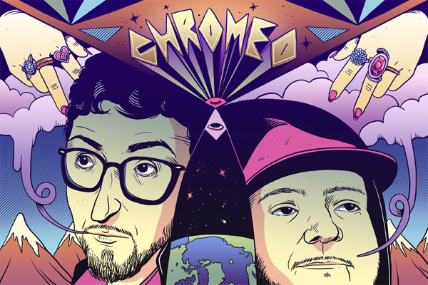 chromeo pic on Design You Trust chromeo Illustrations by Julia Sonmi Heglund