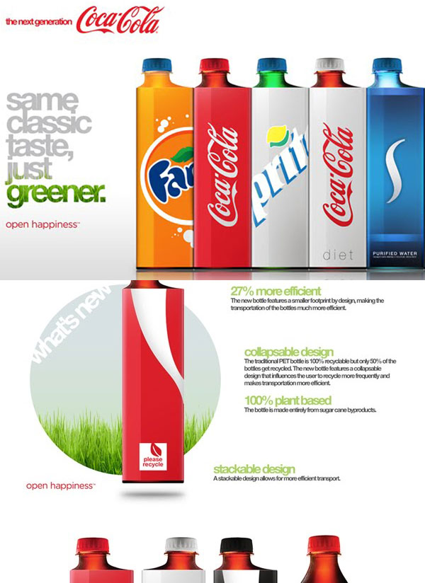 cocacoladyt Coca Cola Environmental Packaging – An innovative concept!!