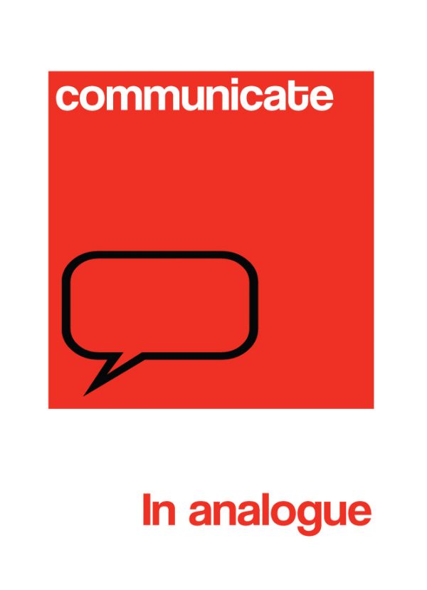 communicateanalogue3small pic on Design You Trust communicateanalogue3small Communicate in Analogue
