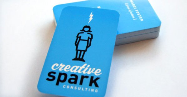 Attractive Business Card Examples creativesparkbusinesscard Attractive Business Card Examples