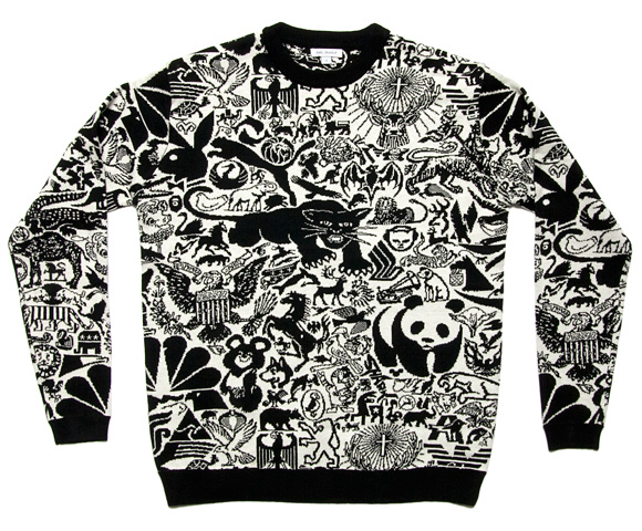 designfetishanimallogossweater2 Animal Based Logo Marks Sweater