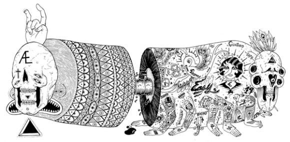 devoner gonzalez Illustration 1 pic on Design You Trust devoner gonzalez Illustration 1 Devoner Gonzales x Raul Ramirez: ‘Kiiimera Walrus’