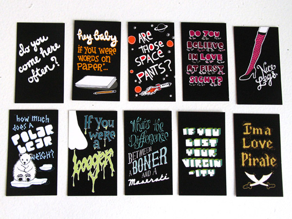 Pick up Lines Cards by Dirty Bandits ditybandits pickuplines 02 01 Pick up Lines Cards by Dirty Bandits