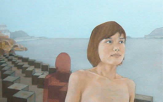 double Paintings by Giles Dawe