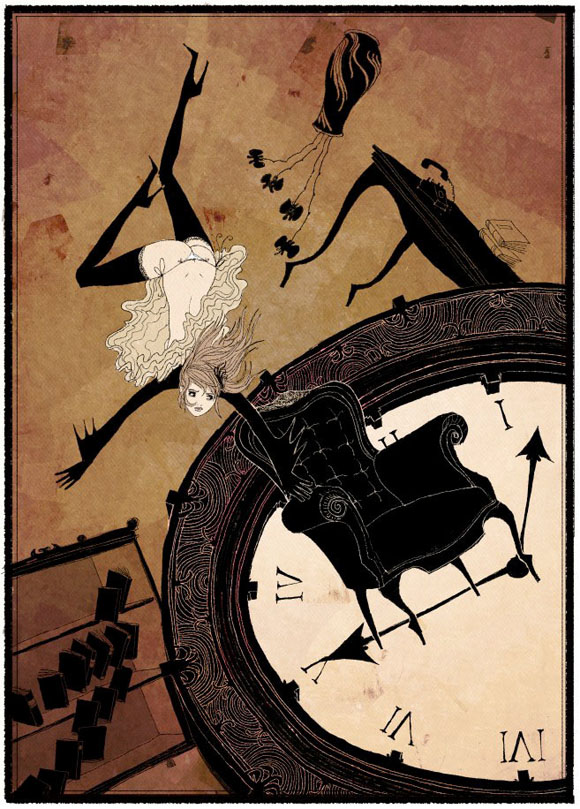 down the rabbit hole by somefield pic on Design You Trust down the rabbit hole by somefield Alice in Monochromeland