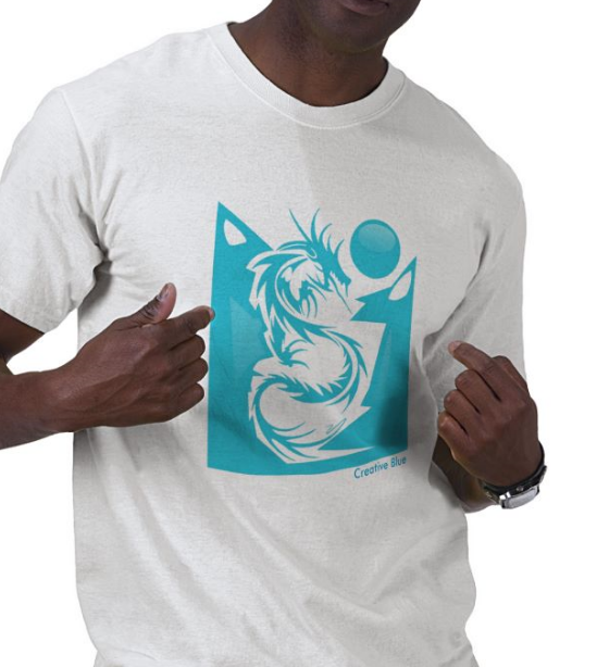 dragon cb1 5 Awesome blue T Shirt Designs by CreativeBlue