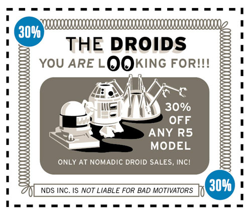 droids 01 Coupons Tee with Hard to Believe Offers  