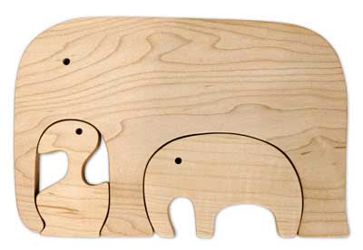 elephantpuzzleadvertshot Toys...made by Joel
