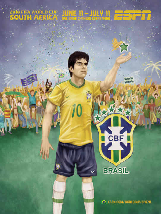 espn 2010 FIFA World Cup Murals brazil 33+ Fifa posters by ESPN agency