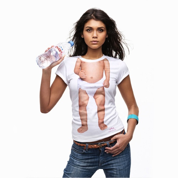 Evian Live Young T shirt evian7 Evian Live Young T shirt