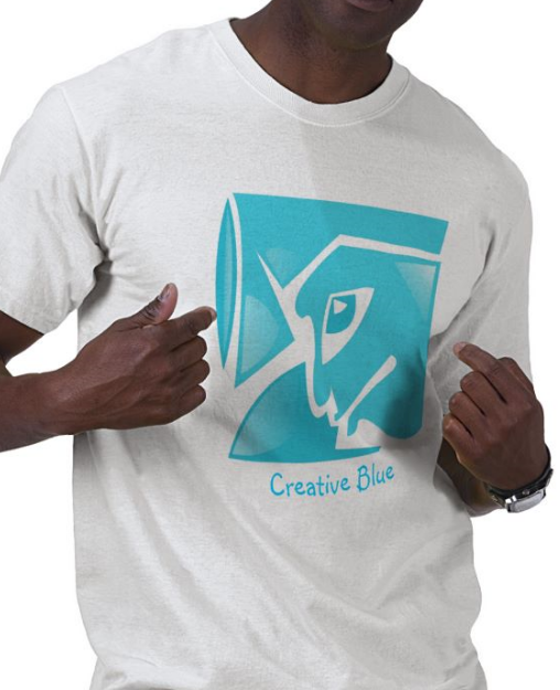 faces cb1 5 Awesome blue T Shirt Designs by CreativeBlue