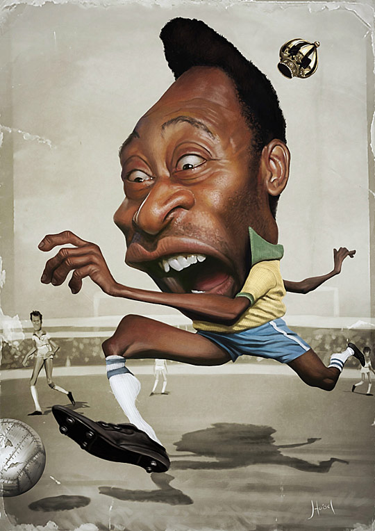 fam01 Famous faces illustrations